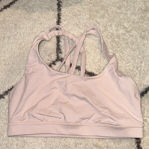 Lululemon Athletica Soft Pink Strappy Sports Bra